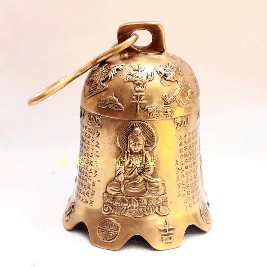 

Factory Copper Feng Shui crafts Bronze copper home decoration crafts bell trinity lucky Ruyi tongzhong