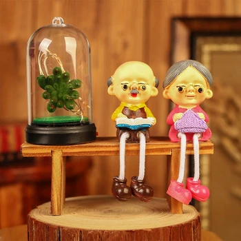 

Creative Cartoon Hanging Dolls Home Decor Vintage Ornament European Style Retro Decoration Artesanato Cute Desktop Figurine