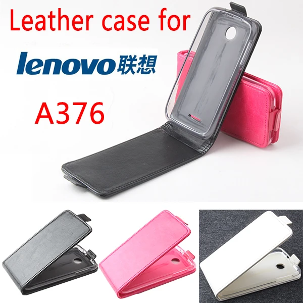 

Luxury Retro Leather Case for Lenovo A376 Flip Vintage Phone Cases for Lenovo A376 Protective Cover