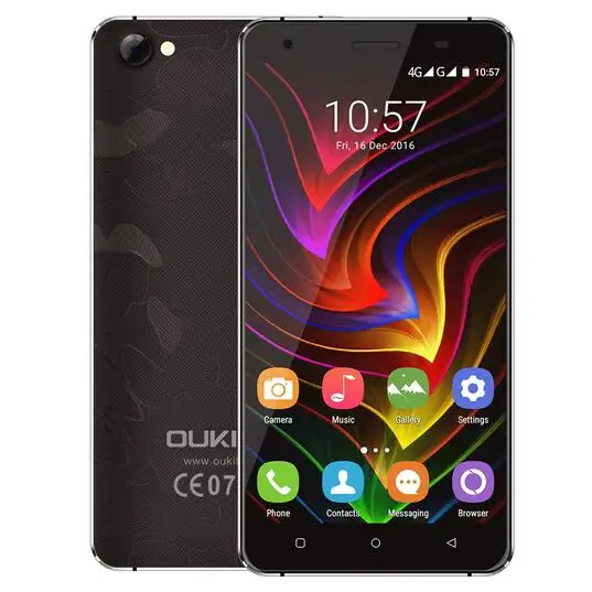 Oukitel C5 Pro 5,0 ''HD MTK6737 четырехъядерный экран смартфон 2000 мАч мобильный телефон 2 Гб ram 16 Гб rom мобильные телефоны - Цвет: Черный