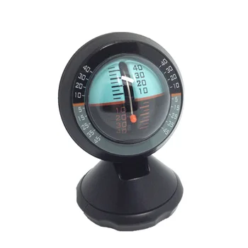 

Car Inclinometer Ergonomic Design Adjustable Viewing Angle Slope Meter Balancer Measure Vehicle Compass Gradient Balancer