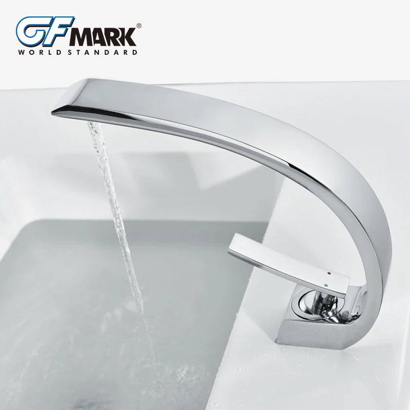 GFmark Basin Faucets Bathroom Mixer Tap Brass Washbasin Faucet Single Handle Hole Modern Chrome Crane For | Обустройство дома
