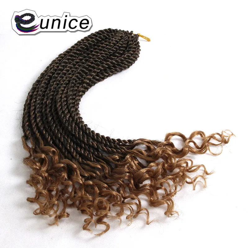 Curly Senegalese Twist Crochet Braiding Synthetic Hair Extension (79)