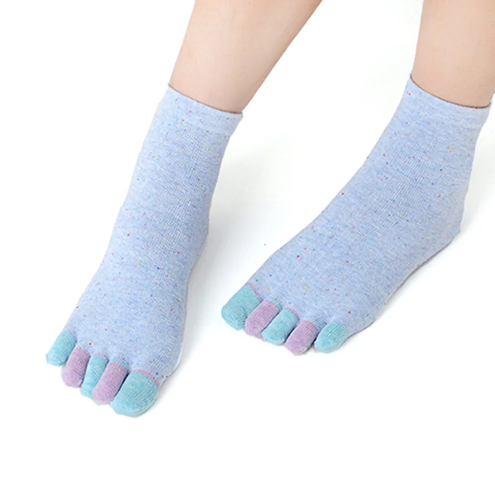 30 забавные женские носки; носки с пальцами; сезон осень; коллекция года; высокие носки в стиле пэчворк; милые женские носки с раздельными пальцами; Calcetines Mujer - Цвет: 1