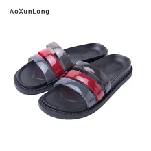 Лидер продаж Для Мужчин's Летние тапочки милые домашние Карамельный цвет босоножки на мягкой плоской подошве eva тапочки с подошвой для Для мужчин прочные нескользящие тапочки