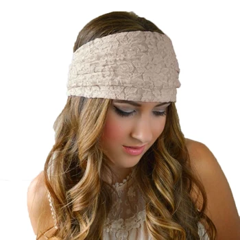 

Women's best goods Lace Hair Band Fashion and European American Lady Turban Headwear Style