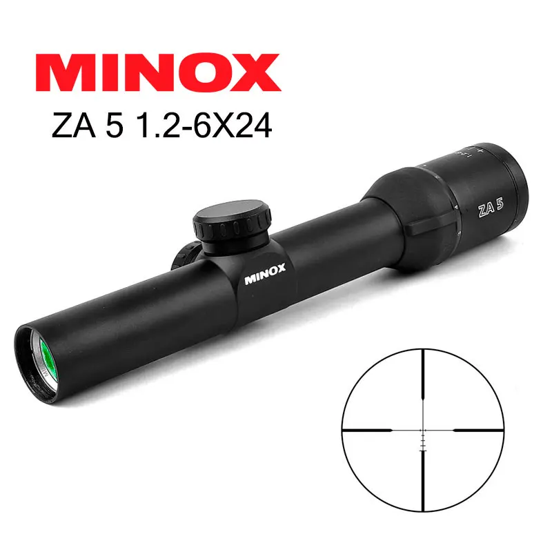 Оптический прицел MINOX ZA 5i HD 1 2 6X24IR для охоты с сеткой Mil dot страйкбола