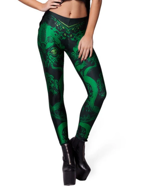 Women Galaxy Leggings Green Leggings Pants Black Milk Leggins Women G  L-1470 - Leggings - AliExpress