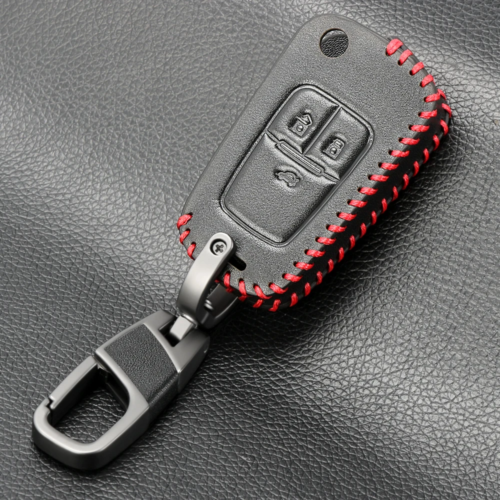 

3 Button Leather Car Remote Key Fob Shell Cover Case For Vauxhall Opel Astra Insignia Cascade MOKKA For Holden Barina Cruze Trax