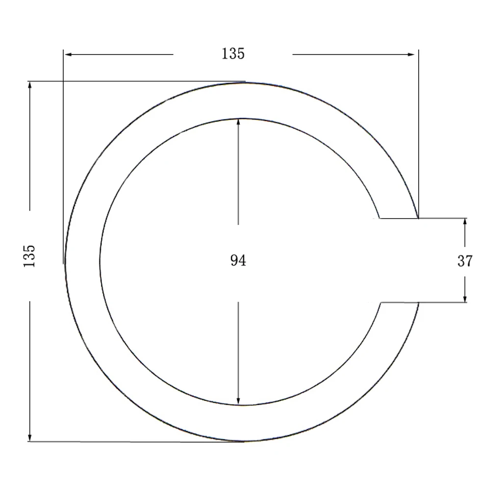 1 Piece 38 39inch Acoustic Guitar Sound Hole Sticker Decal Black with Chrome Pattern