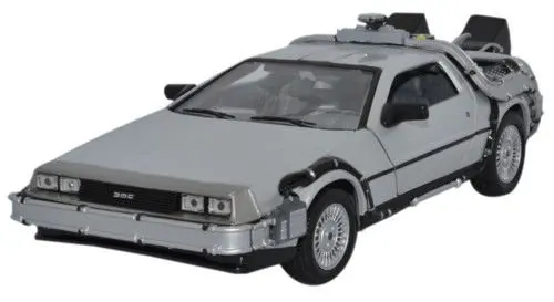 Welly 1:24 Delorean Time Machine Back to the Future Part 1 Diecast Model Car NEW IN BOX | Игрушки и хобби
