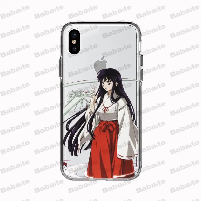 Babaite аниме Inuyasha чехол для телефона для iPhone X XS XR XSMax 7 7plus 8plus 6 6S Plus 5 5S SE 5c11 11pro 11promax