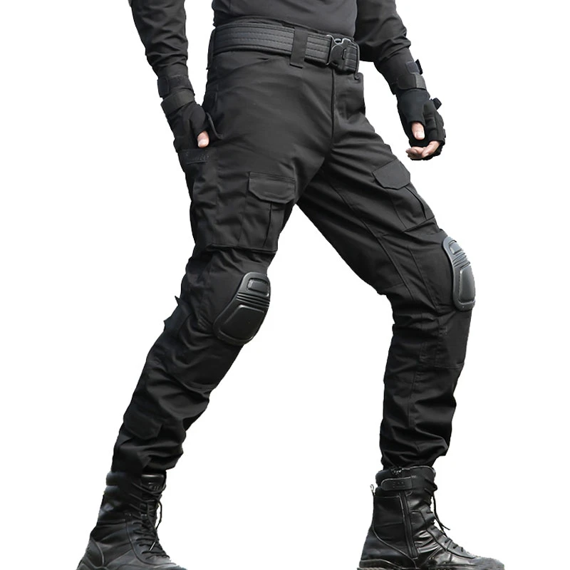 KOCTHOMY Pantaloni Tattici Militari da Uomo Pantaloni da Trekking Casual Leggeri Pantaloni da Caccia da Lavoro Cargo con Multi-Tasca