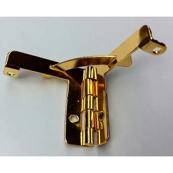 

Triangle Lid Support Hinges Stay For Box Furniture Cabinet Door Kitchen Cupboard Hinges Lid Stays,Gold Color,31*34mm,40Pcs