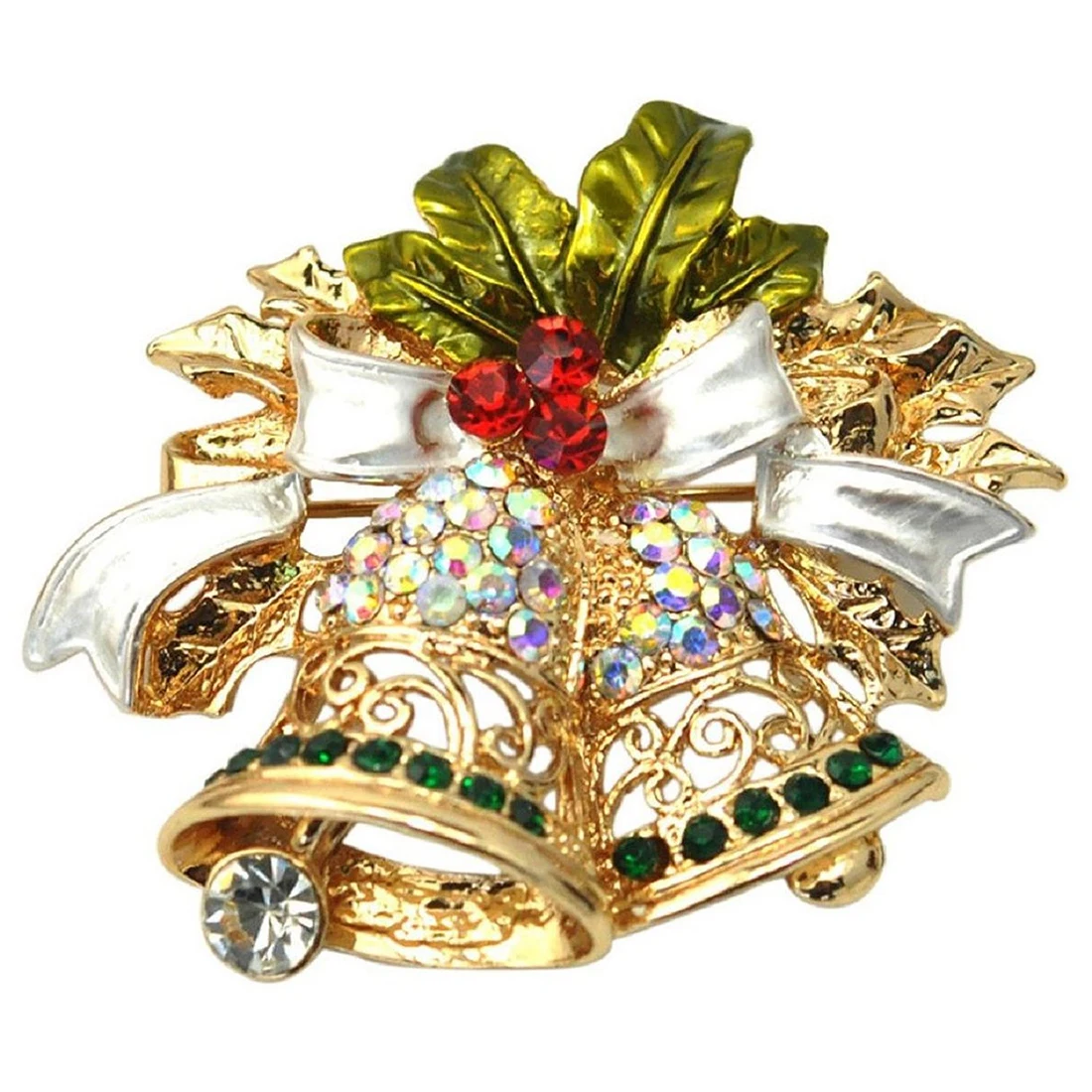 Christmas Brooch Pin Xmas Bell Ts In Brooches From Jewelry And Accessories On