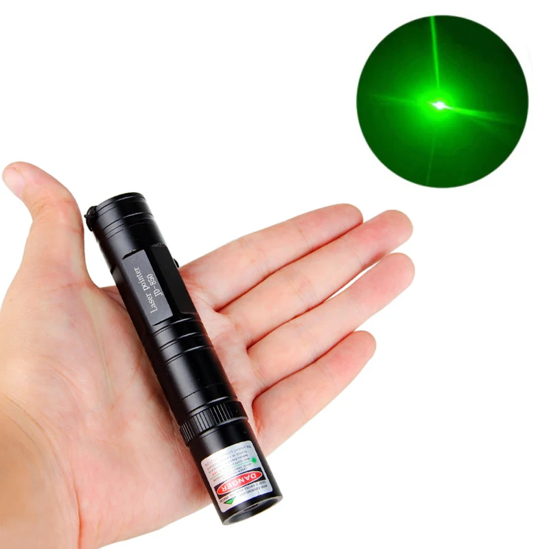 Новая Горячая 1 мВт зеленая лазерная ручка мощная лазерная указка удаленный лазер охотничий лазерный сверлильный фонарик без батареи