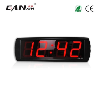 

[Ganxin]Professional 4'' Wholesale Remote Control digital wall Clock Led living room wall clock