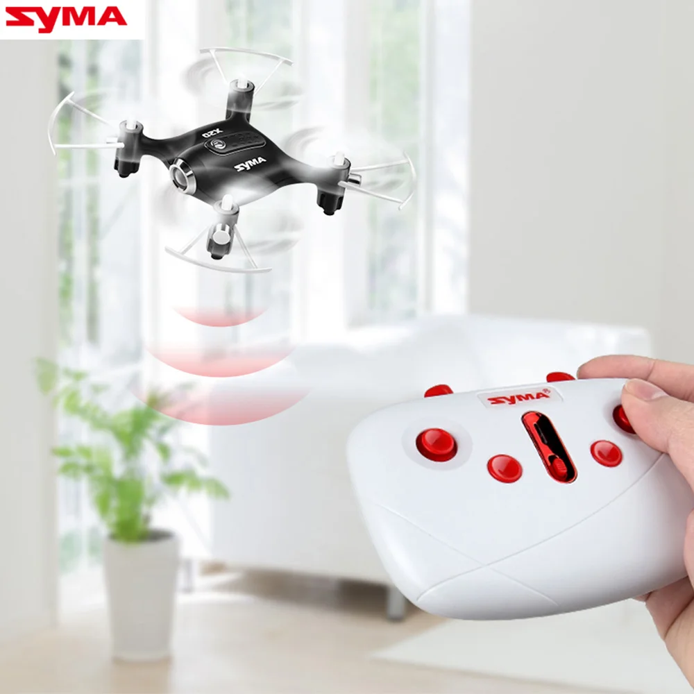 X20 Syma Карманный Дрон RC вертолет 6 aixs гироскоп 2 4G 4CH радиоуправляемые игрушки