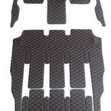 Пользовательские полный комплект автомобильные коврики+ один коврик багажника для Honda Odyssey 7 8 мест-2011 коврики с длительной влагостойкостью для Odyssey 2013