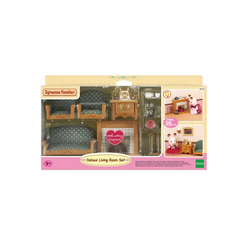 Sylvanian Families кукольный домик мебель аксессуары сцены гостиная и камин игровой набор без детская игрушка-фигурка подарок
