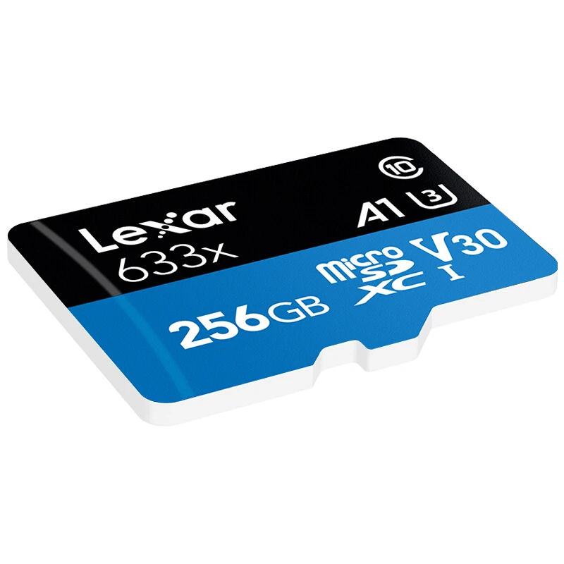 Lexar micro sd карта высокая производительность 633x UHS-I карты памяти 256 ГБ Макс 95 м/с класс 10 A1 3D 4K flash tf карта mecard micro sd карта