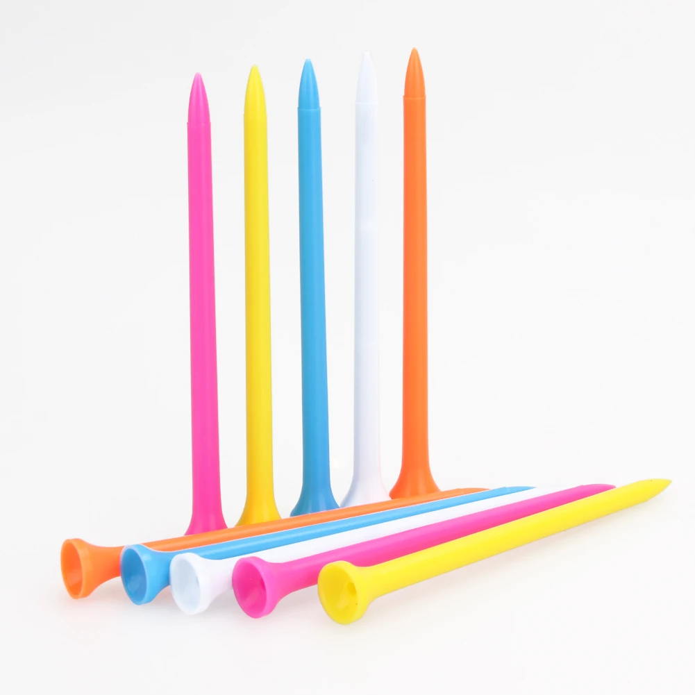 100 шт. пластиковые подставки для мячей гольфа мм|plastic golf tees|golf teescolored tees |