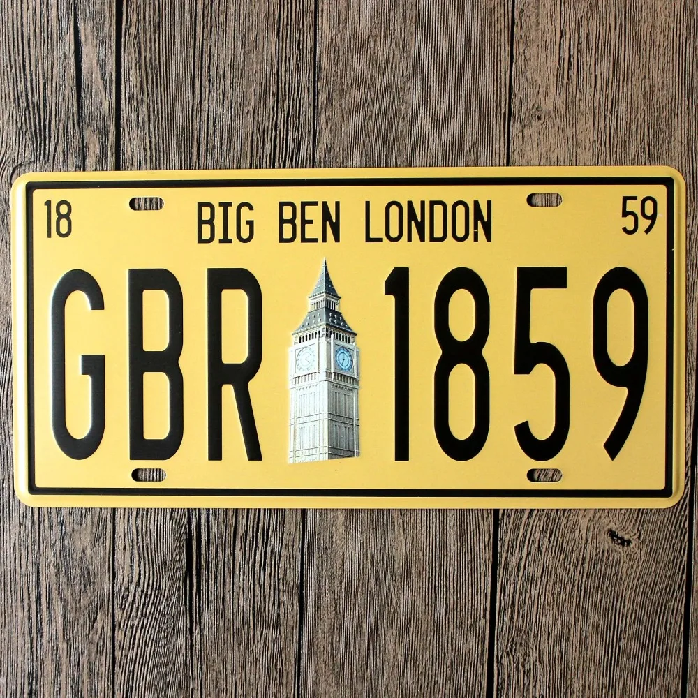 Vintage Metal Painting Sign Logo Plaque Wall Sticker Iron Sign Board