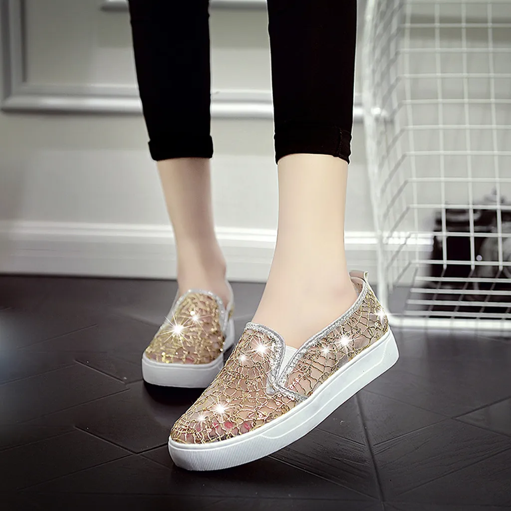 Women's Lace Flat Shoes Female Flat Breathable Lazy Single Shoes Casual Shoes Lightweight Women Sport Shoes Zapatos Mujer Women's Lace Flat Shoes Female Flat Breathable Lazy Single Shoes Casual Shoes Lightweight Women Sport Shoes Zapatos Mujer