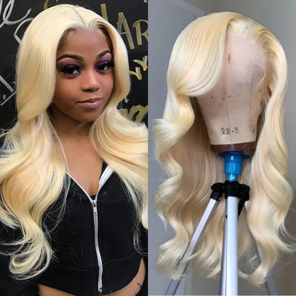 blonde lace front wig