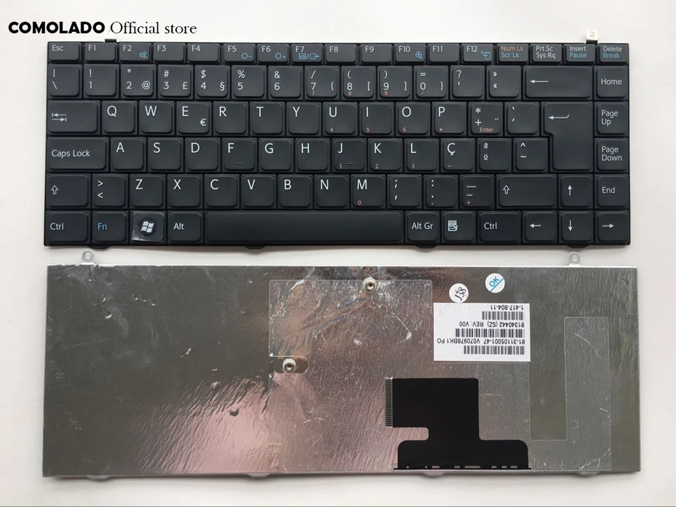 PO Portuguese Keyboard For SONY VAIO VGN-FZ Series FZ FZ19 FZ25 FZ37 FZ38 Black Laptop Keyboard PO Layout