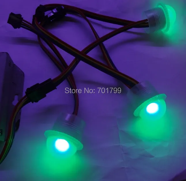 Светодиодный модуль пикселей диаметром 26 мм WS2801 1 шт. 5050 SMD RGB светодиодный 5 в пост.