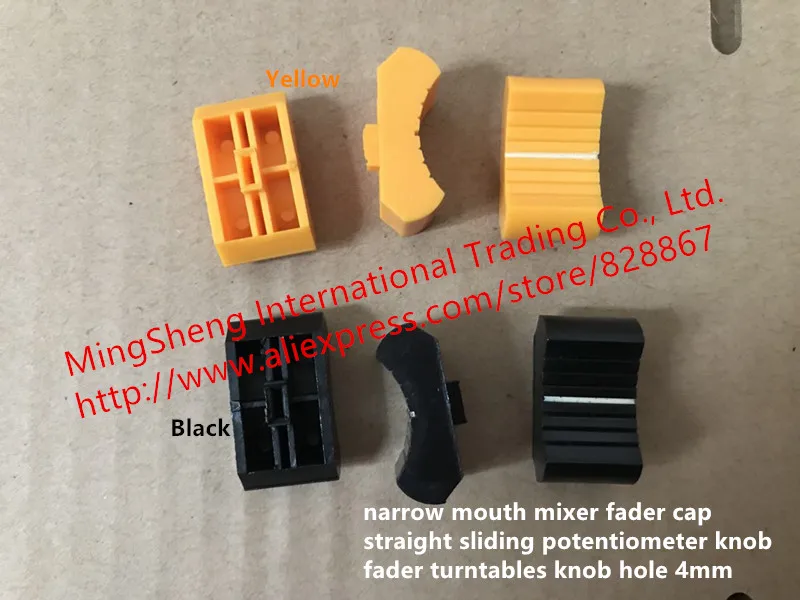 

Original new 100% narrow mouth mixer fader cap straight sliding potentiometer knob fader turntables knob hole 4mm (SWITCH)