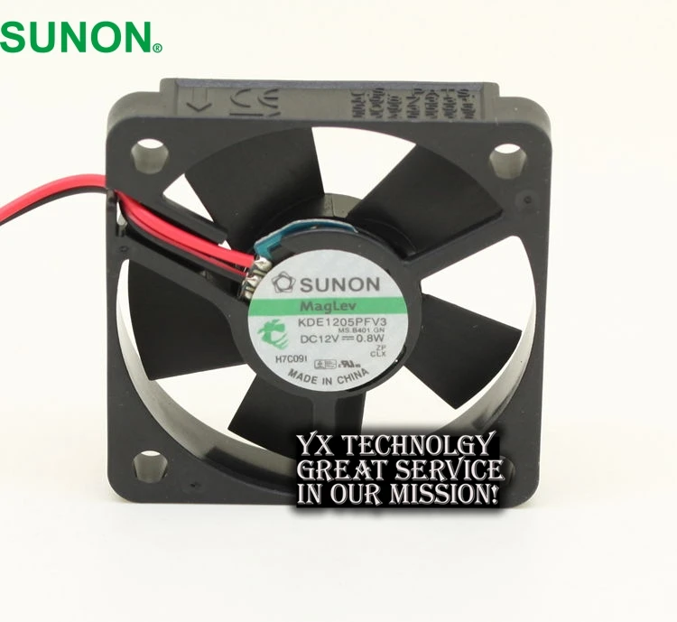 Ventilateur Refroidissement CPU 50x50x10mm - 12V DC - 3 Broches - Compatible SUNON N5010B1