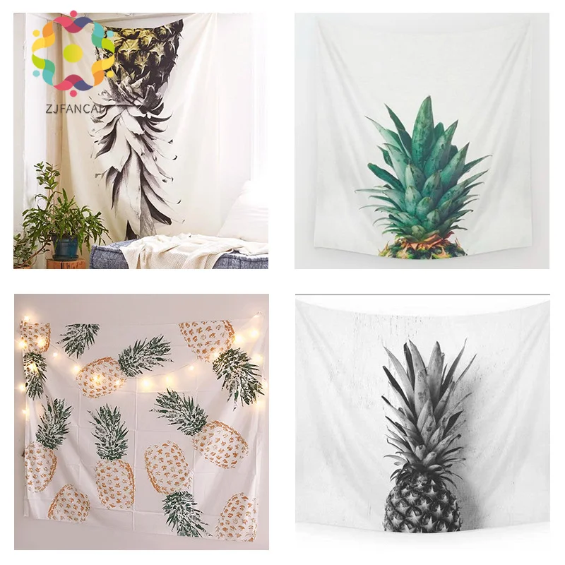 

INS Home Tapestry Wall Hanging Pineapple Dorm Decor Wall Blanket Wall Tapestry