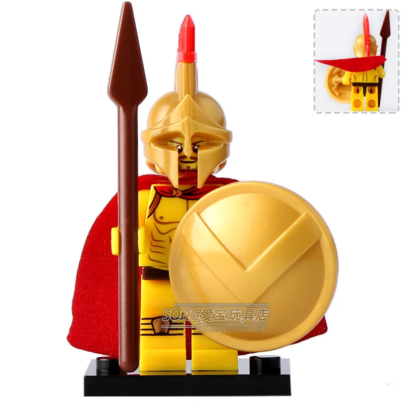 Goede Enkele Koop Serie Rome Commander Middeleeuwse Ridders XH647 SUPER HEROES STAR WAR minifig Building DIY Blokken Kinderen Speelgoed Gift