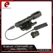 Element Airsoft M620C CREE R2 светодиодный светильник для разведчика ручной Точечный светильник для охоты 220 люменов для Пикатинни