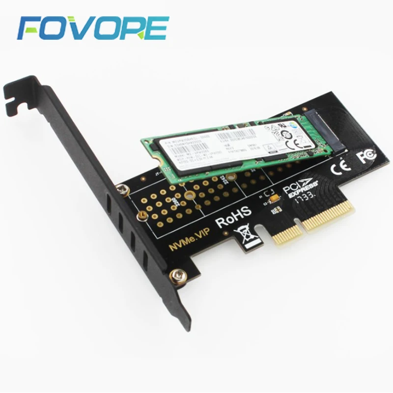 M.2 NVMe SSD NGFF для PCIE X4 адаптер M ключ интерфейсная карта Suppor PCI-e PCI Express 3,0x4 Размер 2230-2280 m.2 полная скорость хорошая