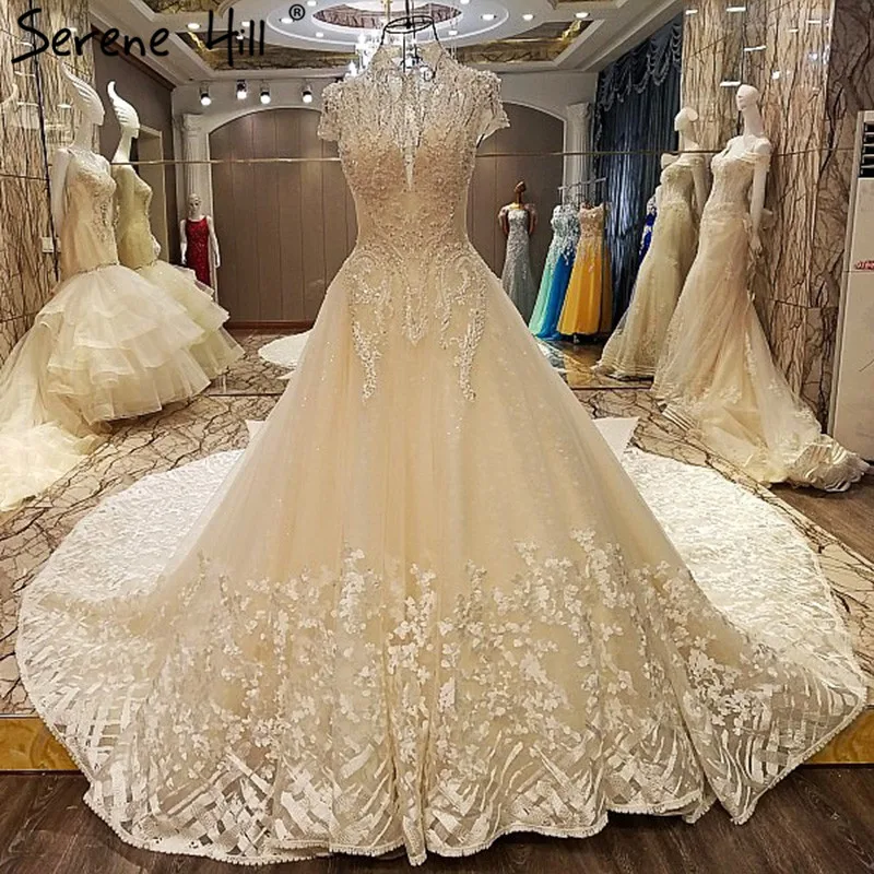 Champagne Color Wedding Dresses Diamond Short Sexy Bridal Gowns Vestido De Noiva 2018 Real Picture _ AliExpress Mobile