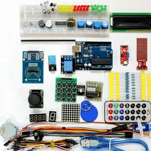 Горячая RFID супер стартовый набор для Arduino UNO R3 обновленная версия Обучающий набор lcd 1602 Серводвигатель реле с розничной коробкой