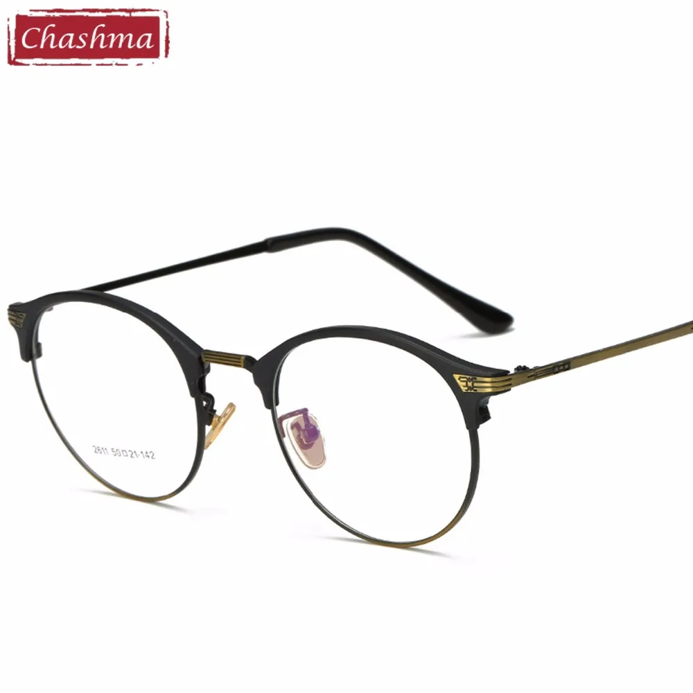 2017 Новые Очки Чашма Бренд Старинные Круглый Ретро Кадр Оптического Стекла