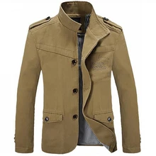 Hot Sale 2015 Autumn Winter Men’s Jackets New Fashion Casual Jacket Men Cotton Slim Brand Jackets Coats Size M-3XL