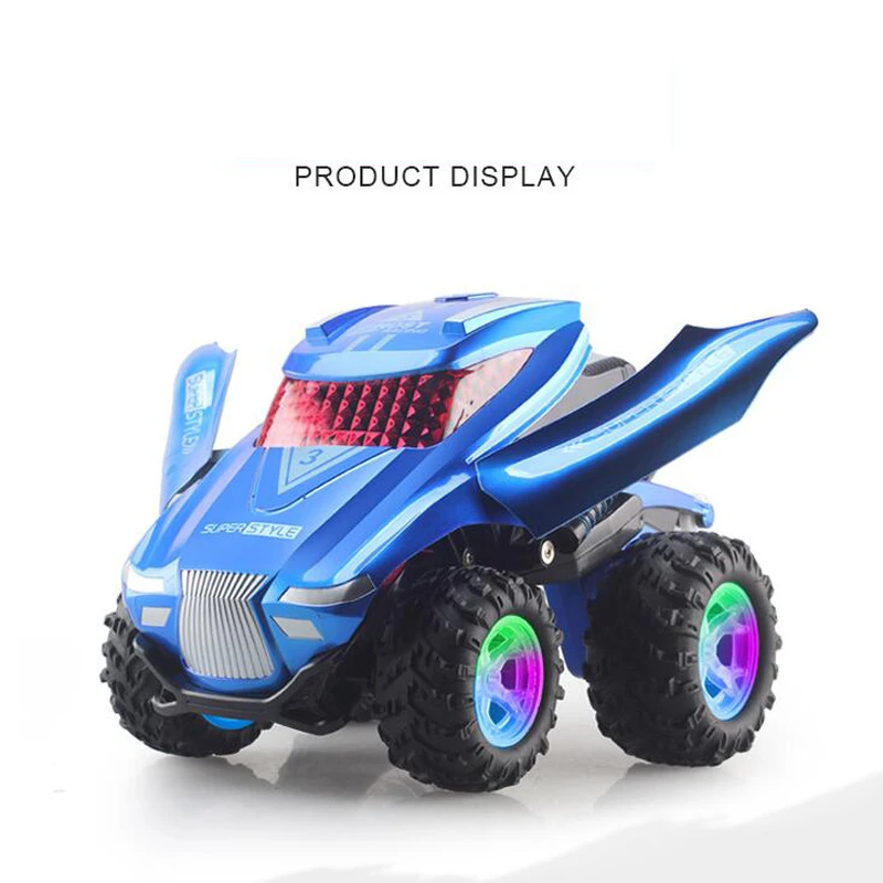 1:16 six-way remote control stunt car dance dump truck One-button music open door remote control car tumbling model toy gift   
