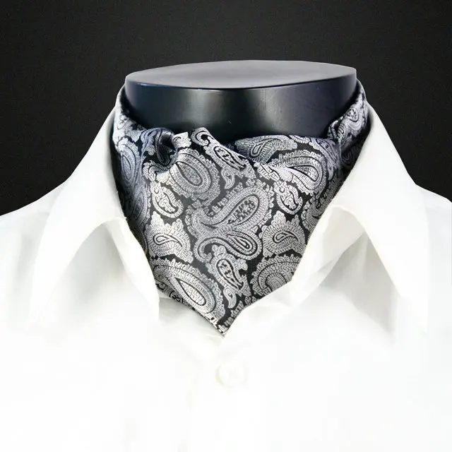 Мужской модный винтажный стильный тканый двусторонний элегантный жаккардовый длинный шелковый шарф с вышивкой - Цвет: DV13