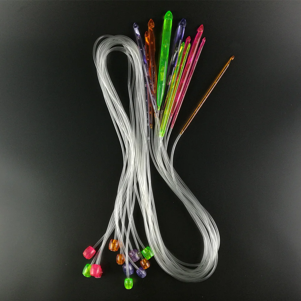 12 шт. гибкие пластиковые спицы для вязания 48 дюймов|knitting needles|crochet hooks needlescrochet hook