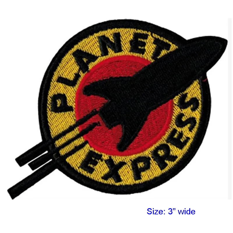 

PLANET EXPRESS embroidery patch 3" wide /rocket patch/Airship patch