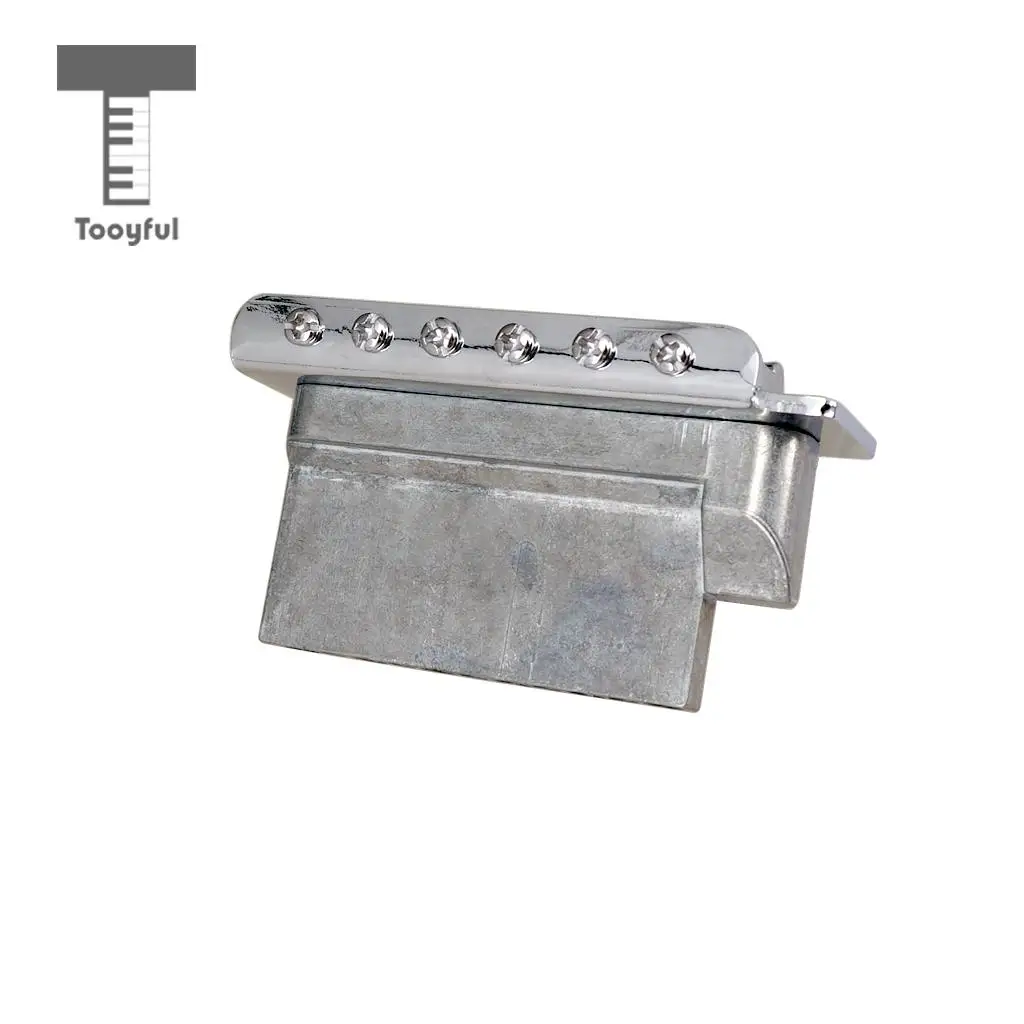 Tooyful 6 String Electric Guitar Roller Saddle Tremolo Bridge System with Whammy Bar for ST SQ