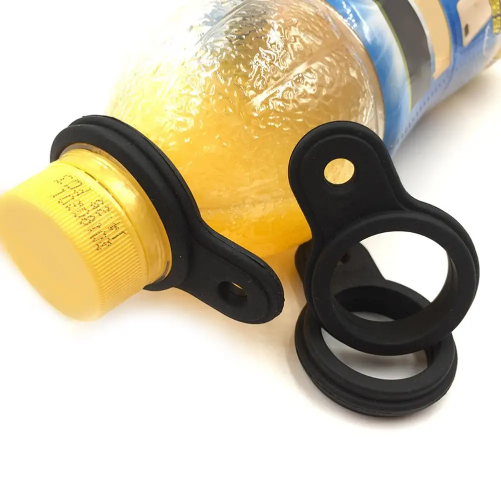 10Pcs Outdoor Climbing Water Bottle Hang Buckle Coke Silicone Carrier Carabiner Clip For Outdoor Activities Daily Use