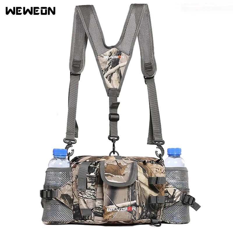 

Outdoor Hiking Cycling Waist Bag Tactical Pack with Bottle Multifuntional Sport Shoulder Bags Camouflage Travel Waterproof
