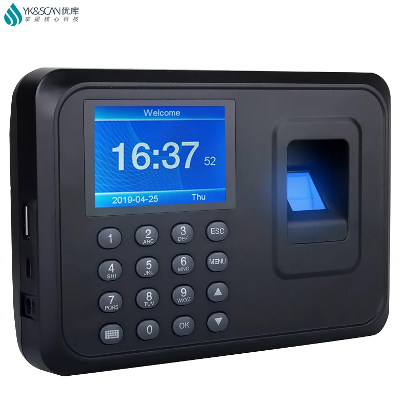 Биометрический отпечаток пальца YK & SCAN часы регистратор устройство