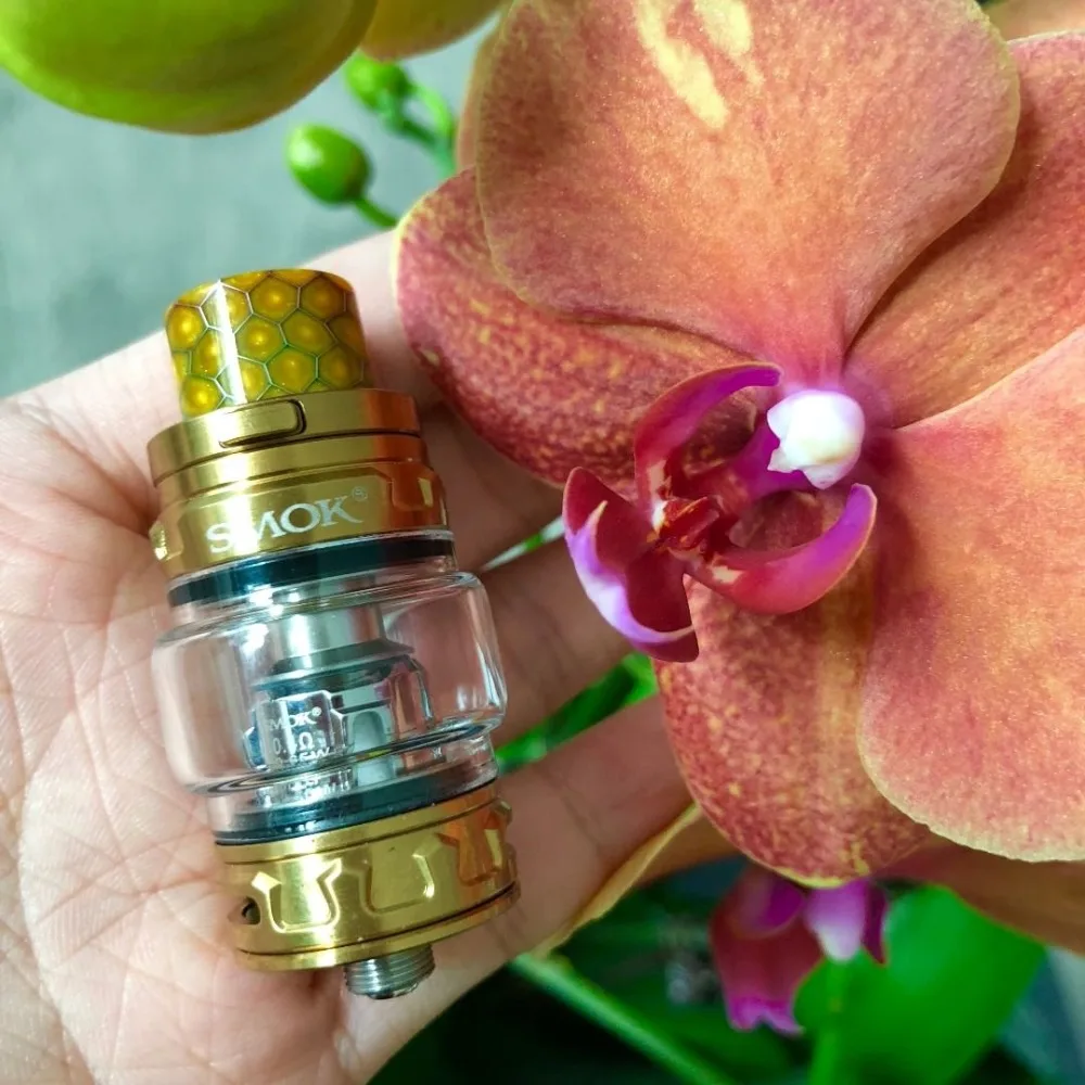 SMOK TFV12 Prince Cobra Edition 7 мл V12 полосатая сетка X2 Clapton спиральная электронная сигарета